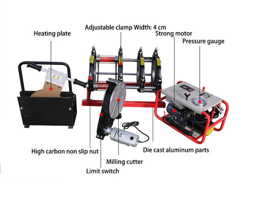 Automatic Butt Fusion Welding Machine HDPE Pe Pipe Hydrostatic SHT800-SHY